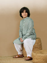 White Rayon Patiala Style Salwar for Boys