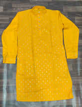 heavy cotton Foil print kurta